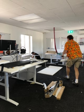 Standing Desk Install